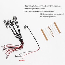10 Stück Spur H0 1:87 Modell