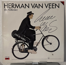 ORIGINAL Autogramm von Herman van Veen. Auf VINYL 12" "EIN HOLLÄNDER"