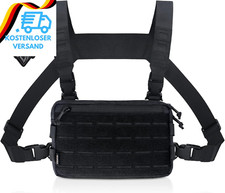 WYNEX Tactical Chest Rig Pack Für Männer, Laufende Brusttasche Mit Frontschlaufe