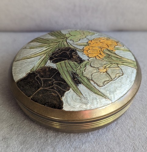 Messingdose mit deckel - messingdose,
