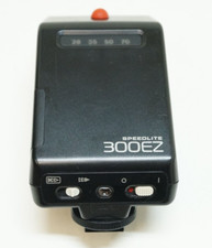 Blitzgerät Canon Speedlite 300EZ Blitzlicht Aufsteckblitz Flash getestet (3549)