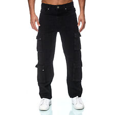 Herren Jeans Cargohose Baggy
