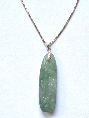 14k massives gold längliche - 14k,