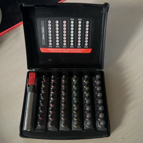 Würth bitbox teile set - rw,