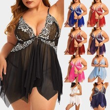 Übergröße Sexy Damen Spitze