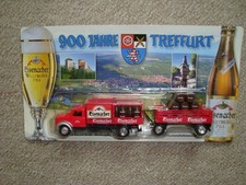 Biertruck  -  roter Oldi-Truck Eisenacher mit Hänger, OVP