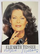 Elizabeth Teissier signiert Astrologie Unterschrift Signatur Autogramm Signed