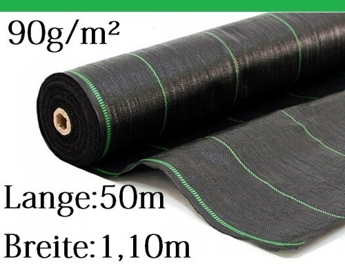 50m 90g bodengewebe - 90g/m²,