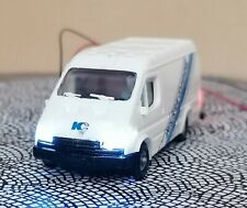 Ford Transit Transporter, Licht und Fahrer, Werbung für Modellbahn und Diorama
