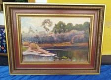 G384/ Ölbild Landschaftsbild