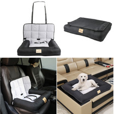 Hunde Autositz für Kleine Mittlere Hunde Vorne 2in1 Hundekorb mit Sichereitsgurt