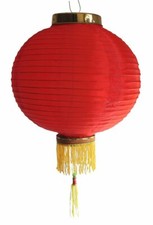 130 lampion nylon stoff - 130,, rot