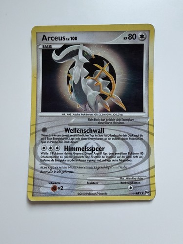 Pokemon karte arceus ar5 holo - ar5,