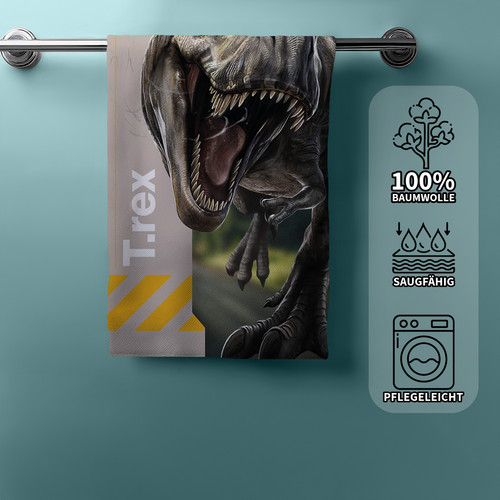 Jurassic world duschtuch - jurassic,