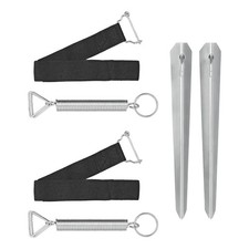 Sturmsicherungs-Set für Vorzelte & Pavillons – 2 × 3,5 m Sturmbänder für Markise