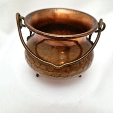 Kupfer Kessel Retro Dreibein