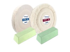 4-tlg. Alu-Polierset Ø125mm