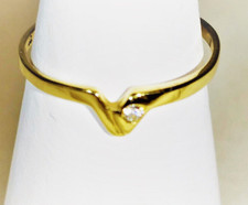 Ring  Gelbgold Gr 58