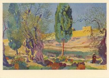 AK - Künstlerkarte - Karl Stirner (Ellwangen, Rosenberg) - Im Garten Gethsemani