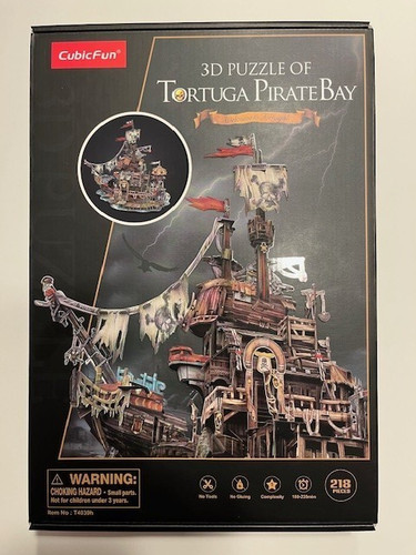 Puzzle pirateninsel tortuga - 3d,