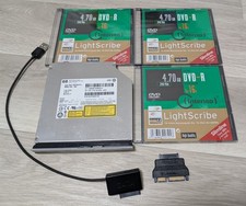 HP - GSA-T50L - Lightscribe - Notebook DVD Brenner - 3 Lightscribe Rohlinge