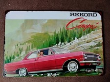 Blechschild OPEL REKORD Coupe