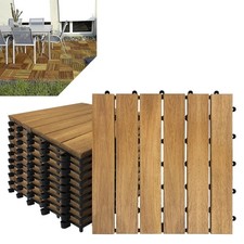 Akazien Holzfliesen 30x30 cm -