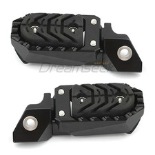 Schwarz Fußraste Fußstütze für BMW R1200GS 2016-2019 R1250GS 2020-23 Fußpedal