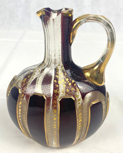 Böhmische karaffe vase - /,