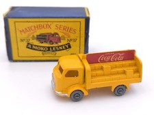 Matchbox Moko Lesney No. 37 , Coca Cola Truck, 60er Jahre Top & Box selten