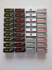 36 S/W Rollfilme 120 ROLLEI RPX 100 400 RETRO 80S 400S ILFORD DELTA 3200 expired