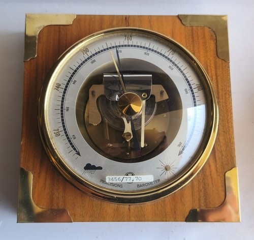 Vintage barometer holz - rs,