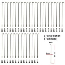 37 Stück Speichen 285mm