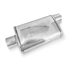 Oval Auspuff Endtopf 304