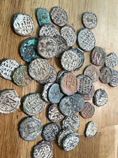 1x authentische antik Byzantinische Münze Follis M XXXX 600-1200 n.Chr