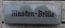 original  Maskenbrille mim Behälter  schön erhalten