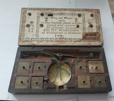 Antike Münzwaage Johan Peter
