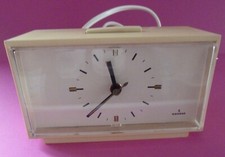 Siemens Wecker Typ MU 1500 weiß Netzbetrieb Vintage