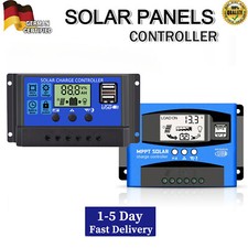 100A MPPT Solar Laderegler 12V/24V Solar Photovoltaik Panel Regler Daul USB LCD