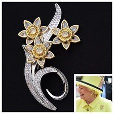 Welsh Daffodil Brosche, CZ