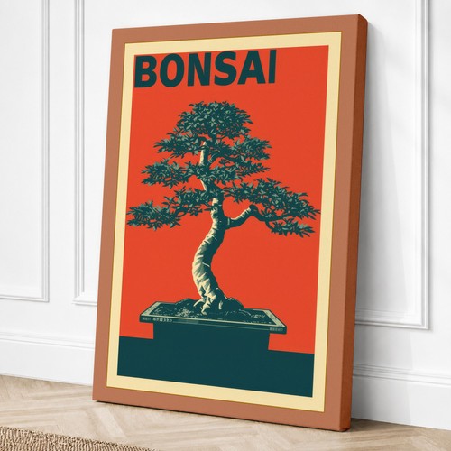 Bonsai silhouette vintage - silhouette,