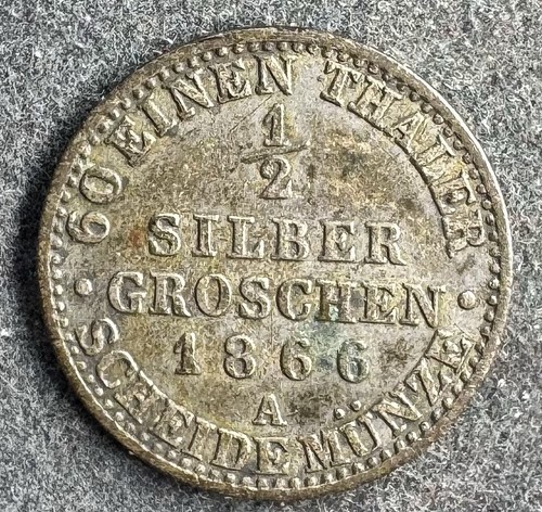Silbergroschen 1866 a - silbergroschen,