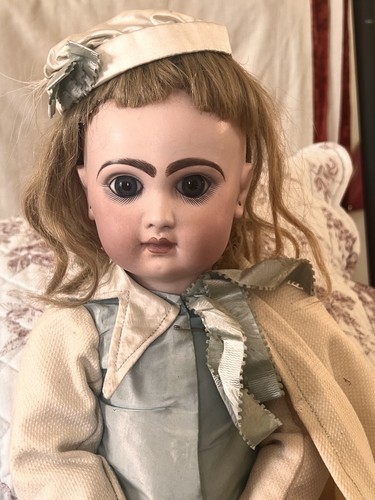 Antike französische puppe mit - antike,