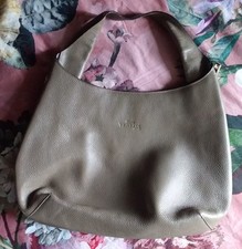 Marco VENEZIA Tasche Groß Schulter Taupe Leder Breite ca. 42cm