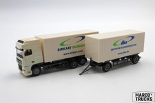 Herpa DAF XF95 Wechselbrückenhängerzug "Birkart DKS Kleider" 1:87 /H25613