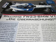 Formel 1 Archiv Autos 2001