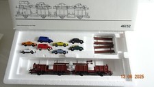 Märklin H0 46132 Doppel-Autotransporter mit 8 PKW´s der DB in OVP PR8438