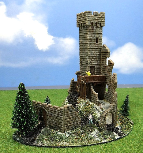 Faller 285 burg ruine - h0,