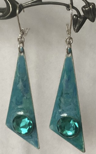 Crystal strass ohrhänger - crystal/strass-ohrhänger, paar