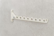 Kleiderlüfter Kleiderstange Wandmontage Kleiderhacken Klappbar Anhänger Weiss